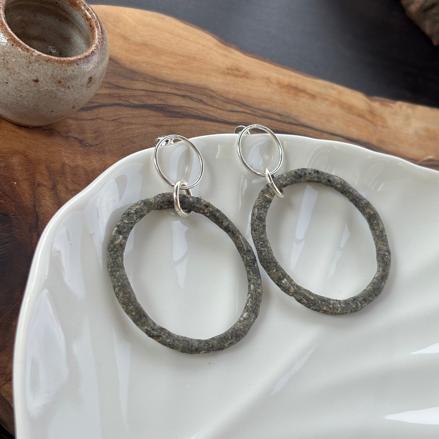 Vancouver Island Sand Circle Studs