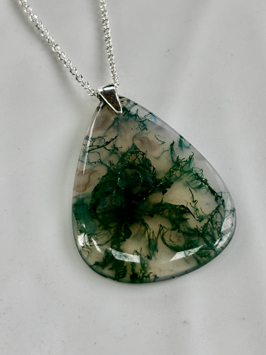 Moss Agate Necklace