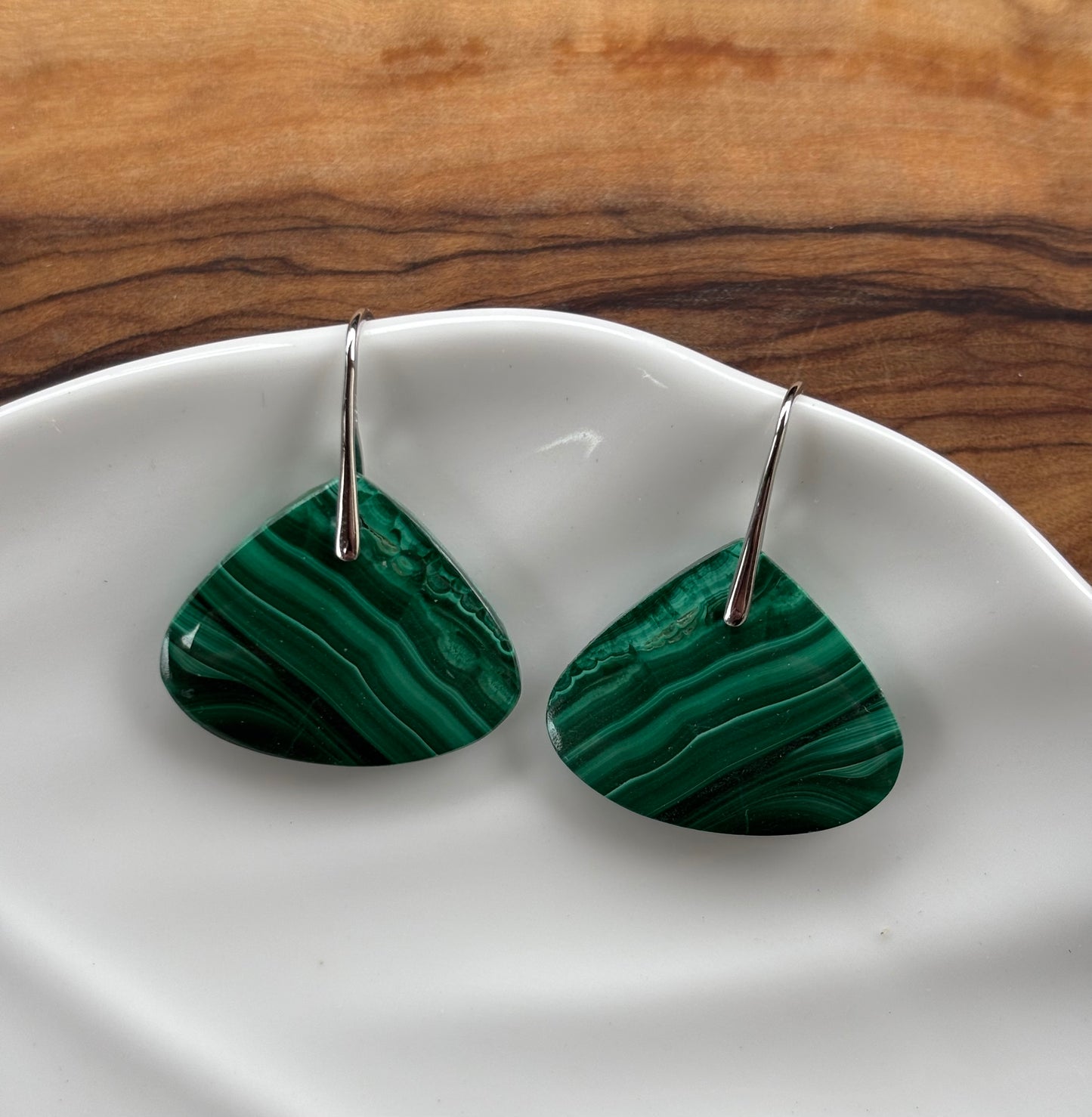Malachite Fat Teardrops