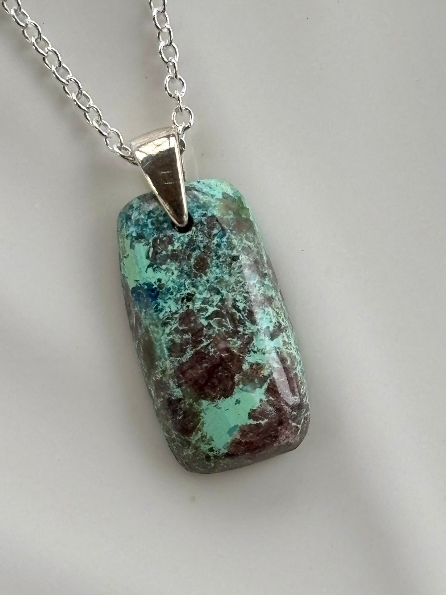 Chrysocolla Pendant Necklace