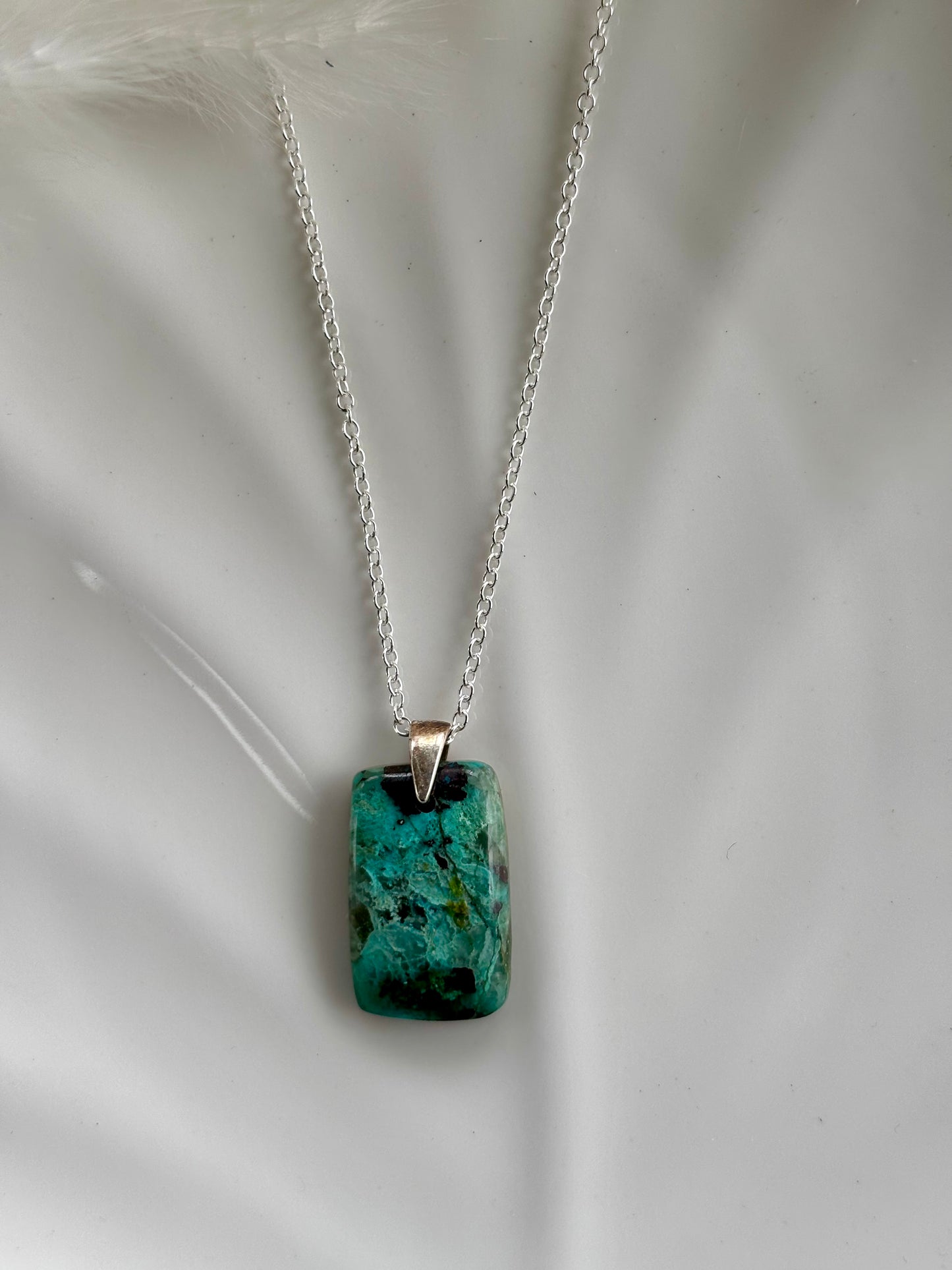 Chrysocolla Pendant Necklace