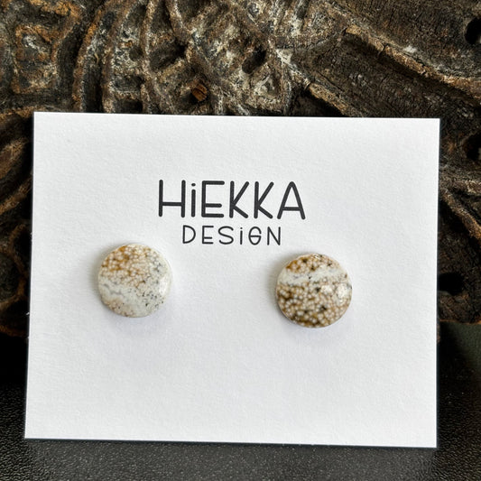 Ocean Jasper Round Studs