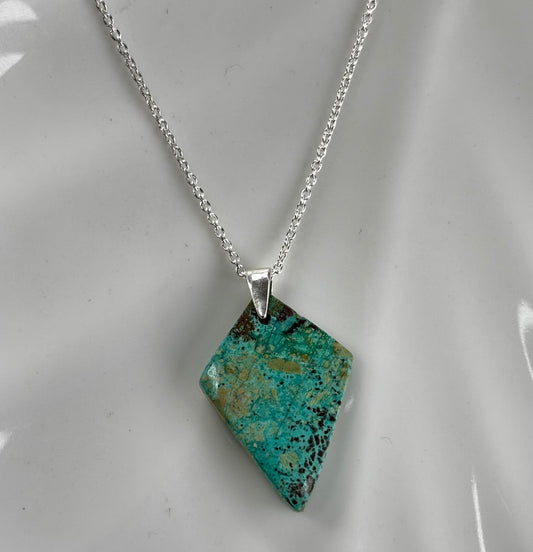 Chrysocolla Pendant Necklace