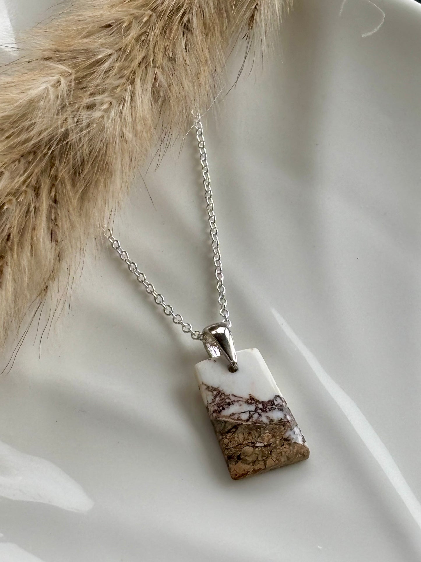 Wild Horse Jasper Pendant Necklace