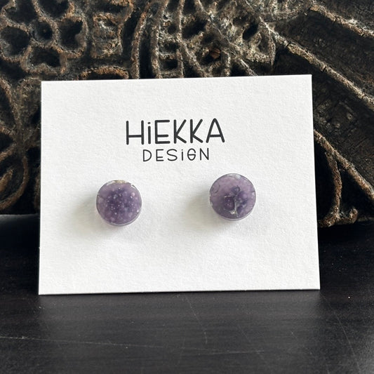 Grape Agate Studs