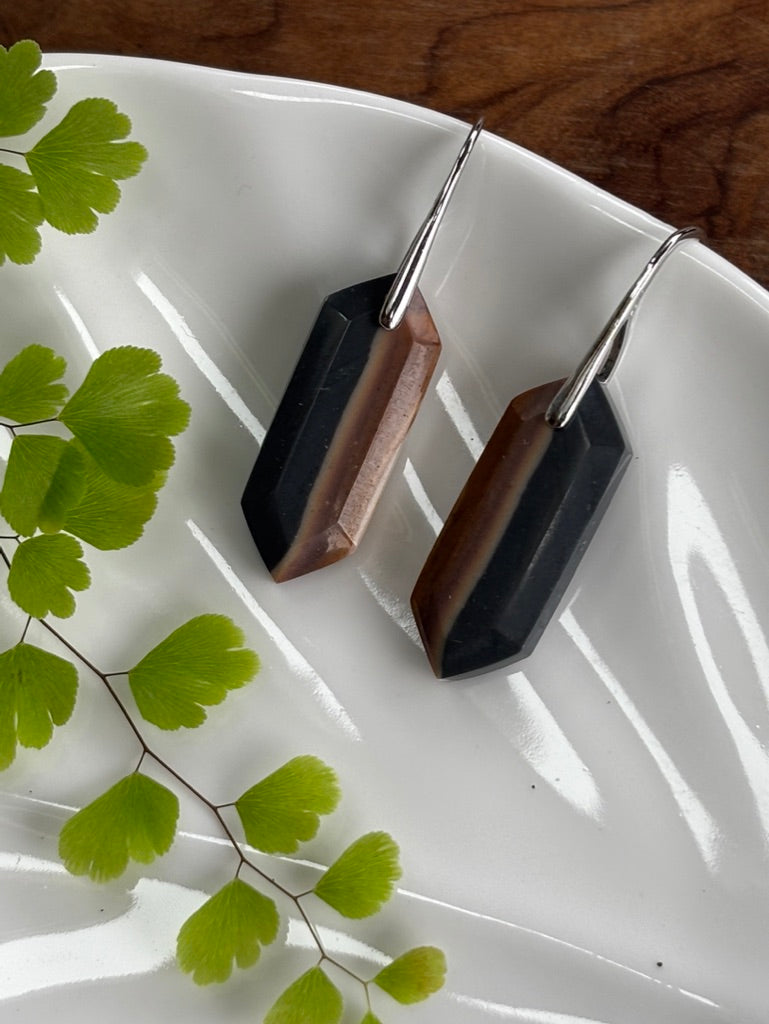 Polychrome Jasper Dangle Earrings
