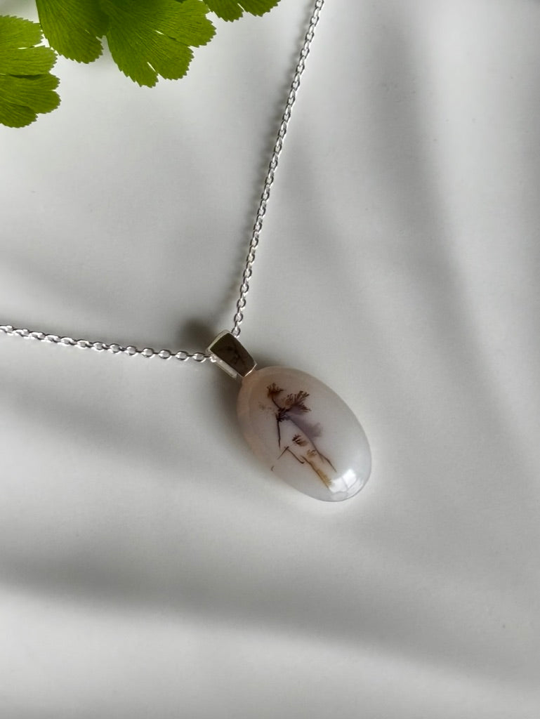 Dendritic Agate Necklace