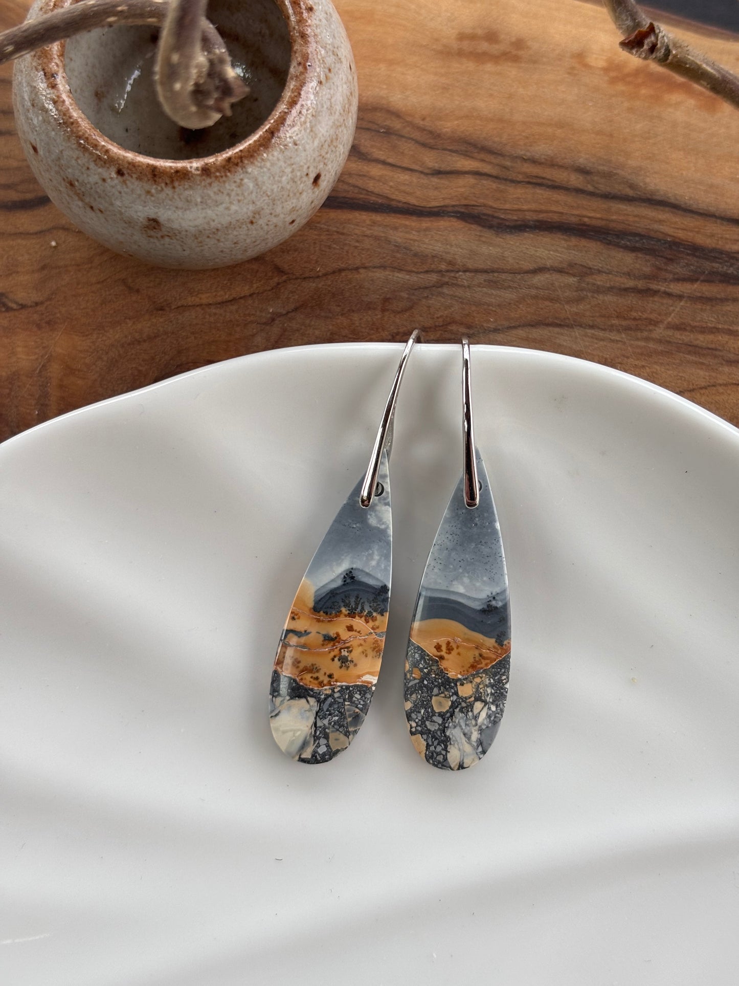Maligano Jasper Dangle Earrings