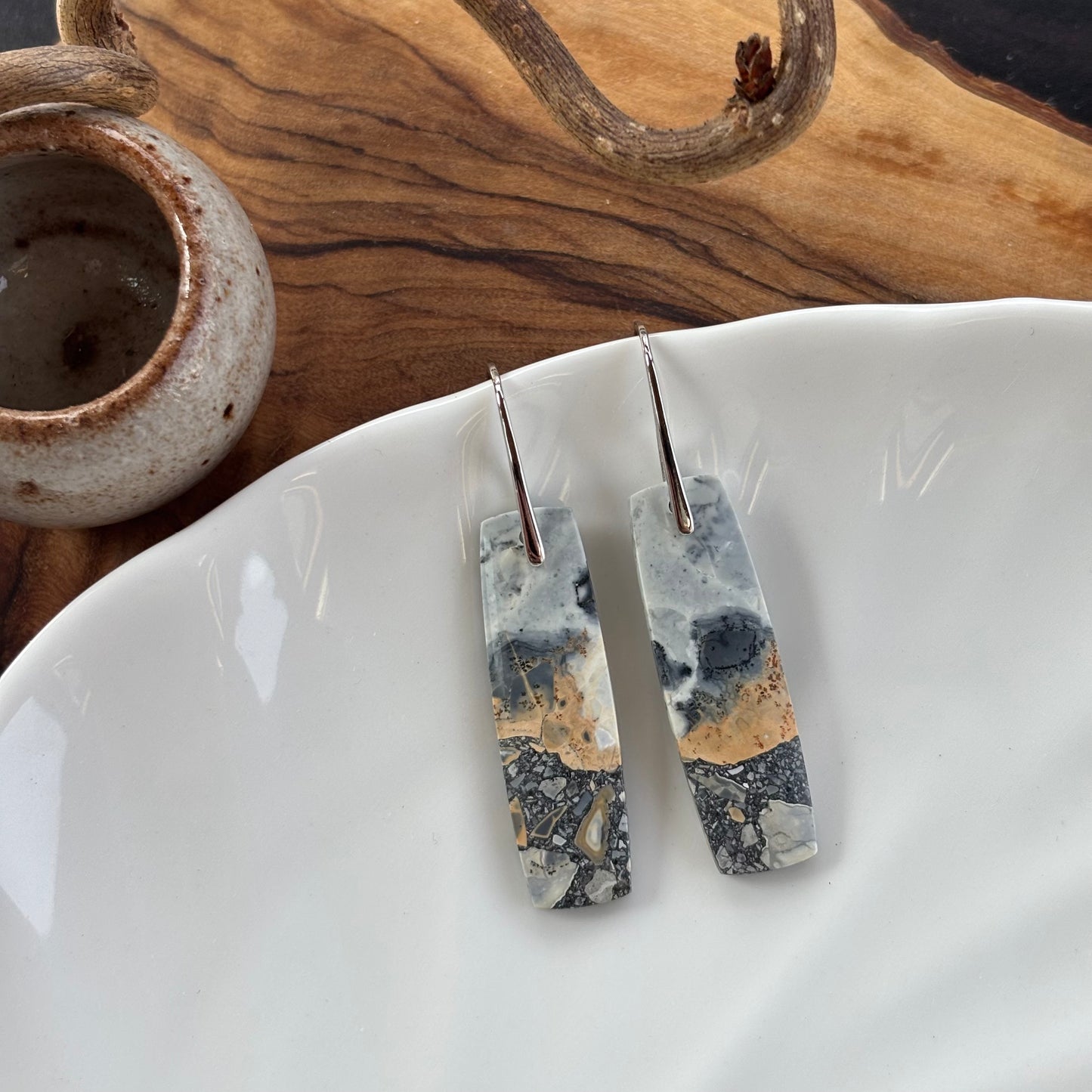 Maligano Jasper Dangle Earrings
