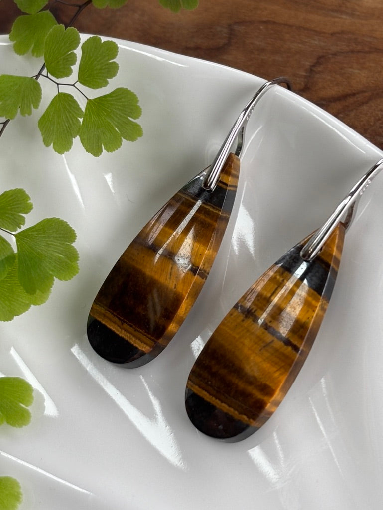 Tiger Eye Earrings