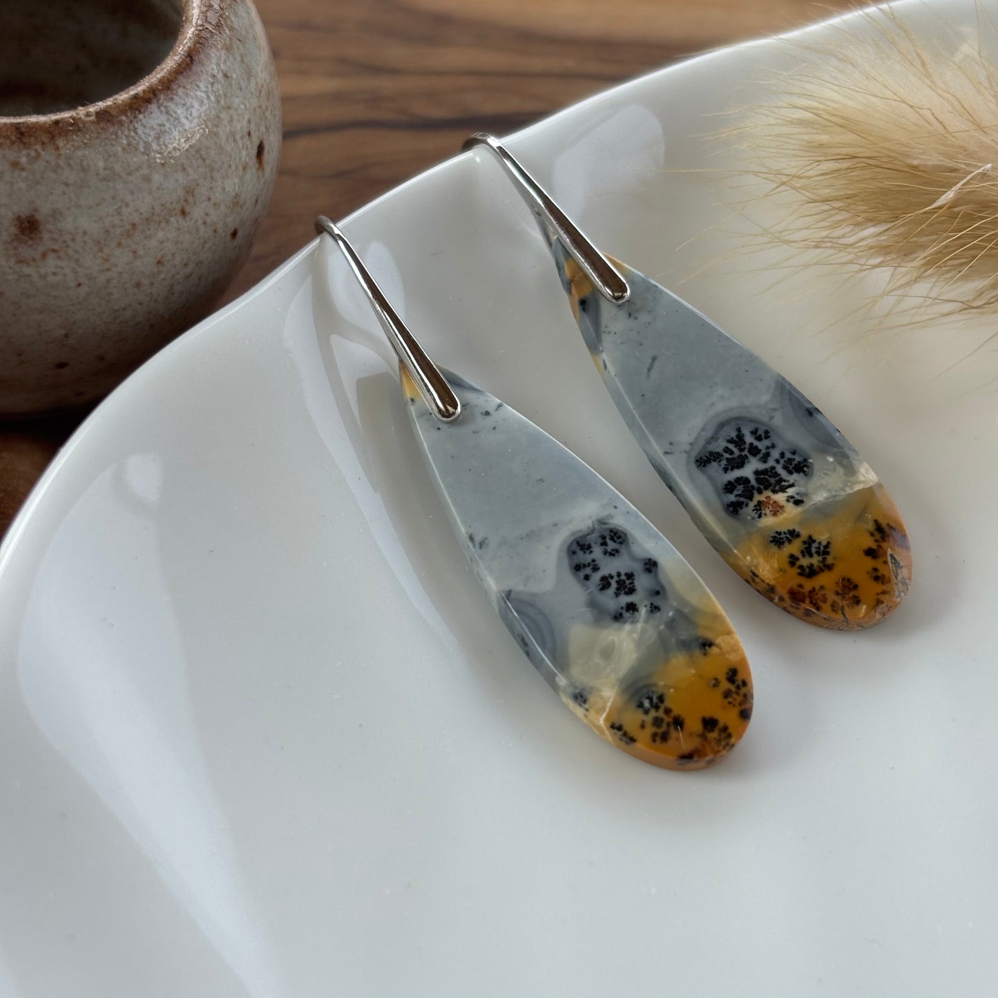 Maligano Jasper Dangle Earrings