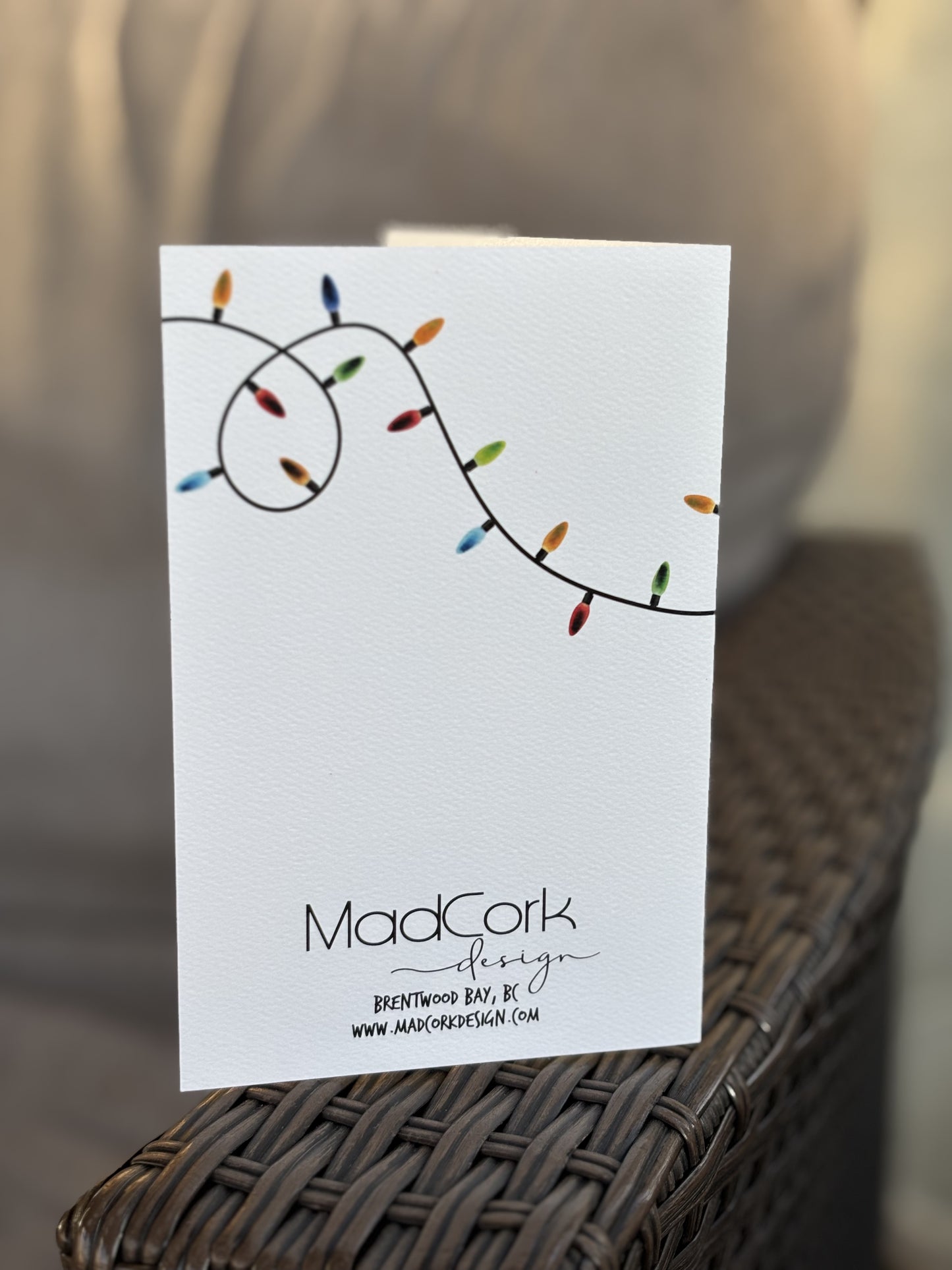 Christmas Lights Greeting Card