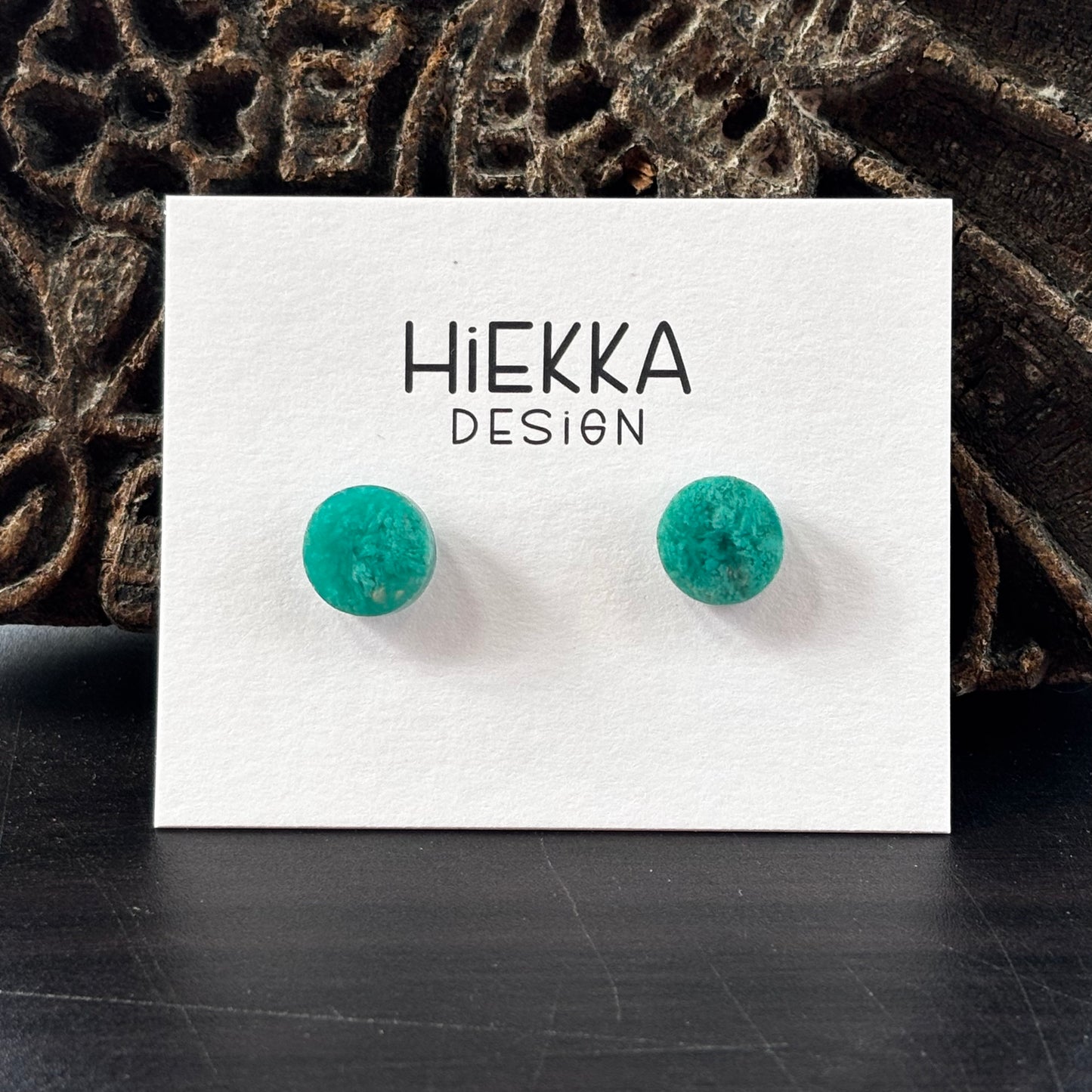 Blue Opalized Wood Studs