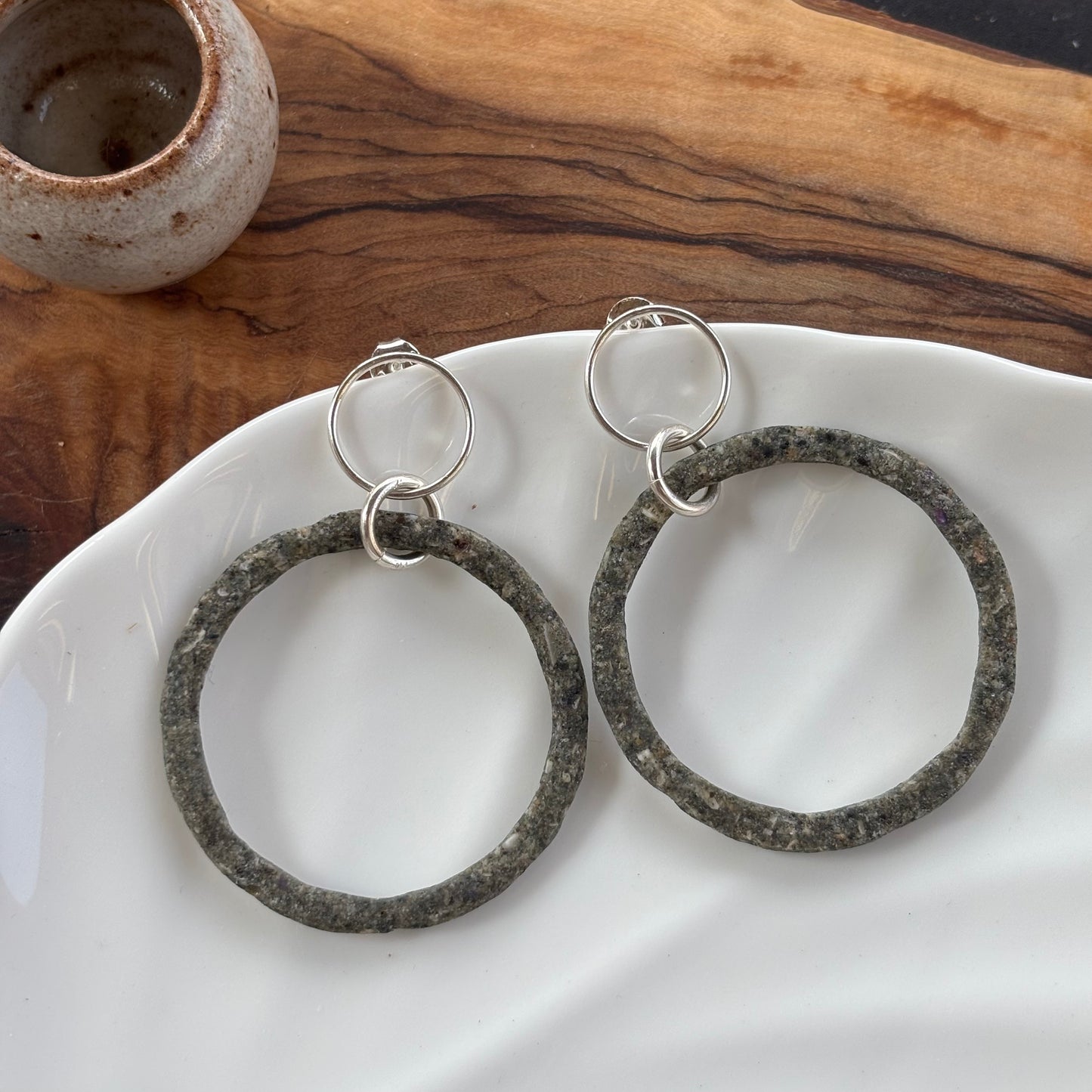 Vancouver Island Sand Circle Studs