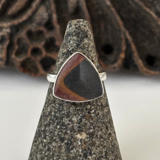 Polychrome Jasper Ring Size 5.5