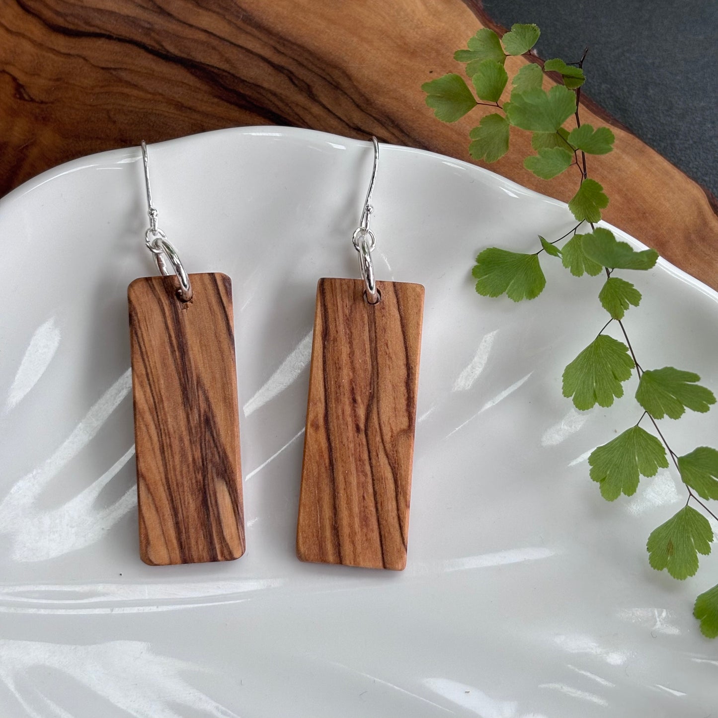Olive Wood Earrings