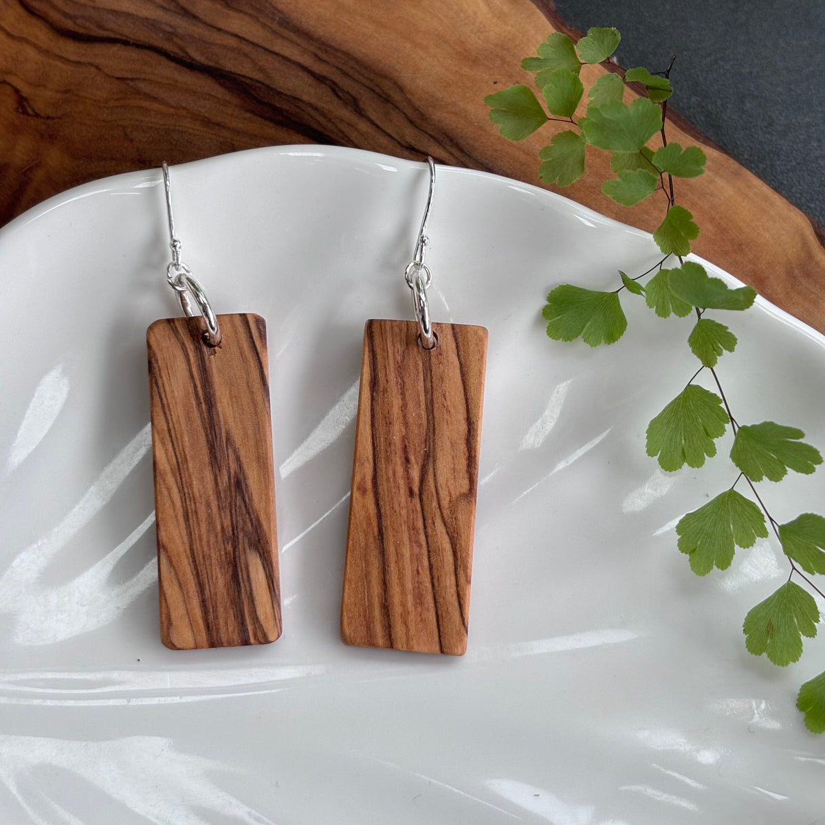 Cheap hot sale wooden earrings