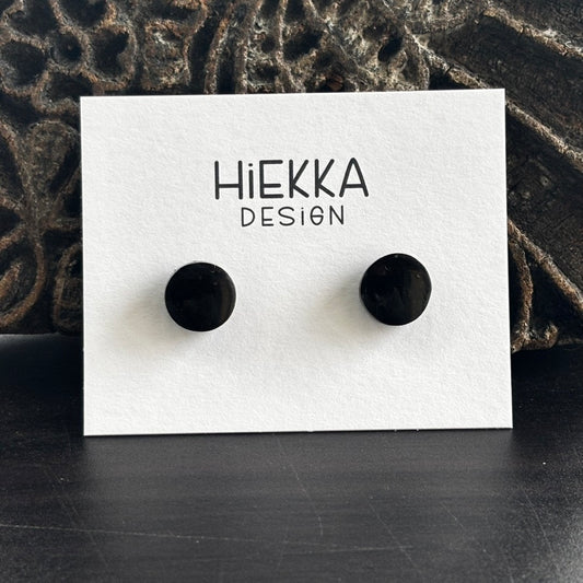 Black Onyx Round Studs