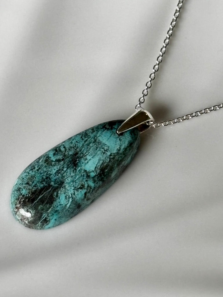 Chrysocolla Pendant Necklace