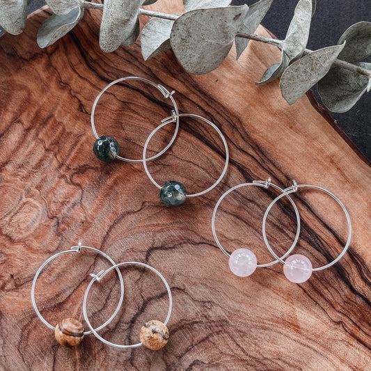 Sterling Silver Hoops