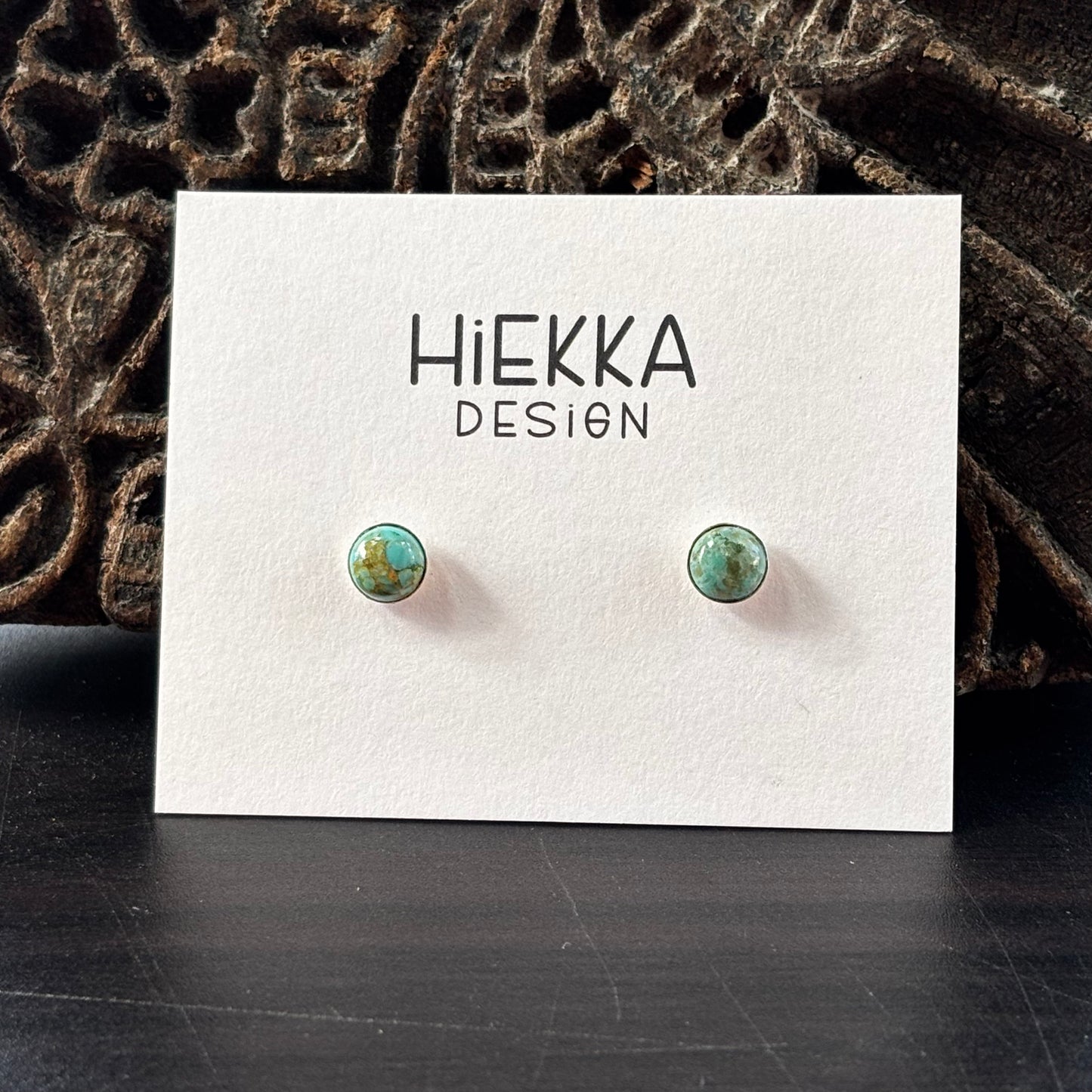 Tiny Turquoise Studs