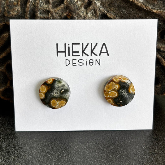 Ocean Jasper Round Studs
