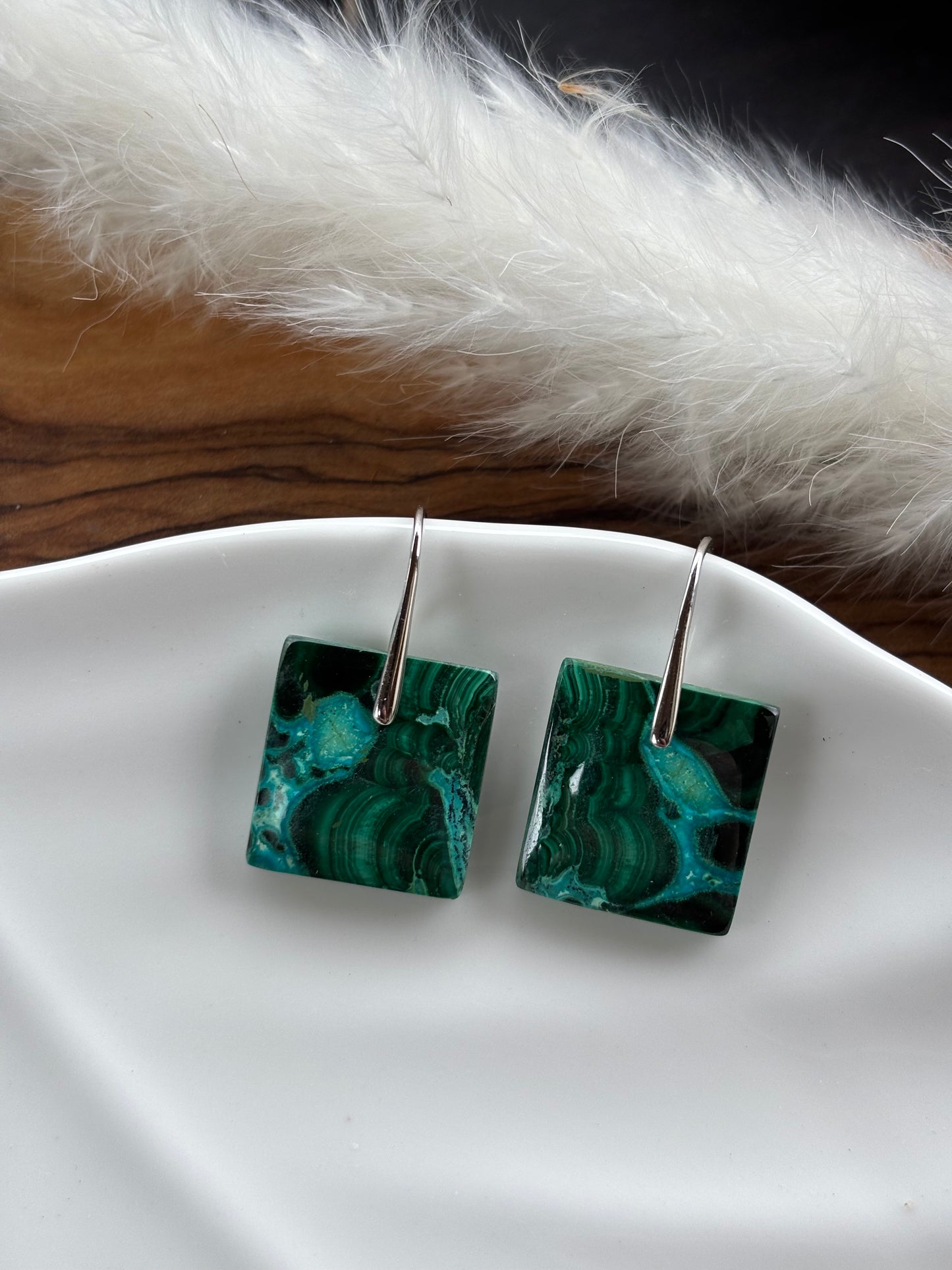 Malachite Chrysocolla Squares