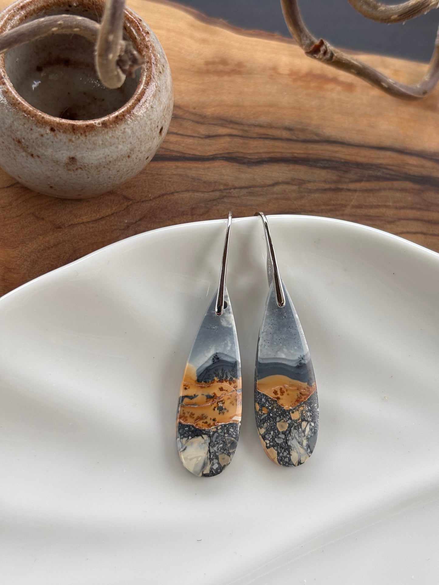 Maligano Jasper Dangle Earrings