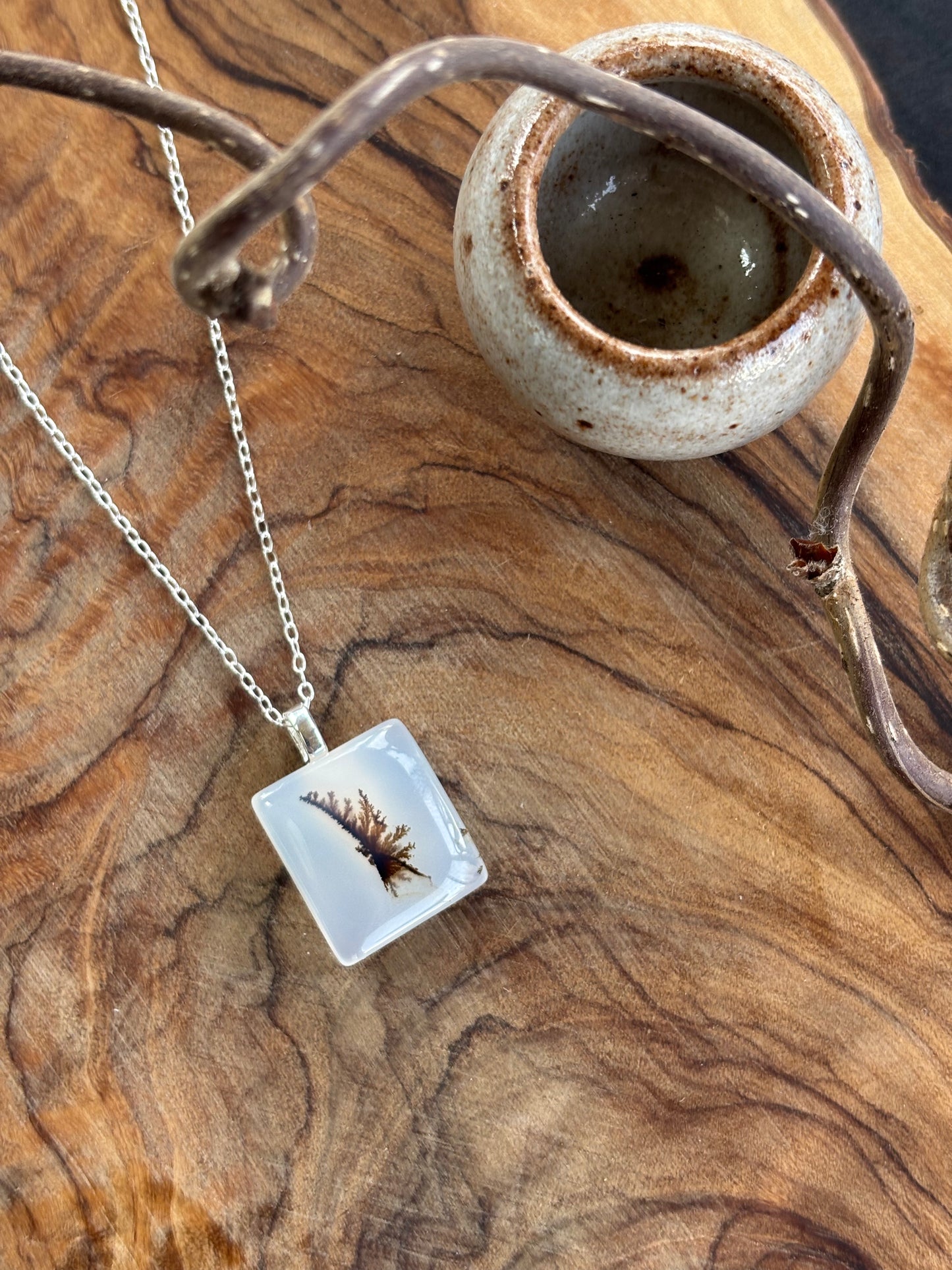 Dendritic Agate Necklace