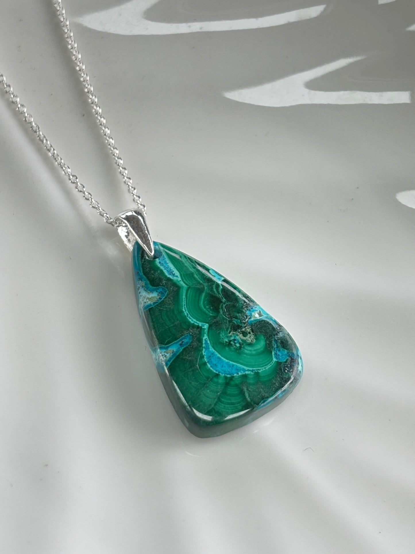 Malachite Chrysocolla Necklace