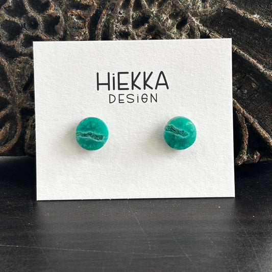 Blue Opalized Wood Studs