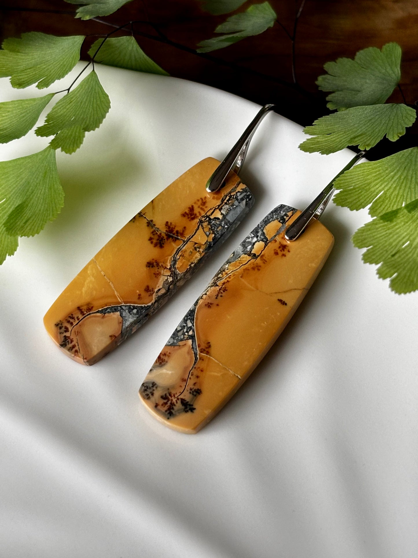 Maligano Jasper Dangle Earrings