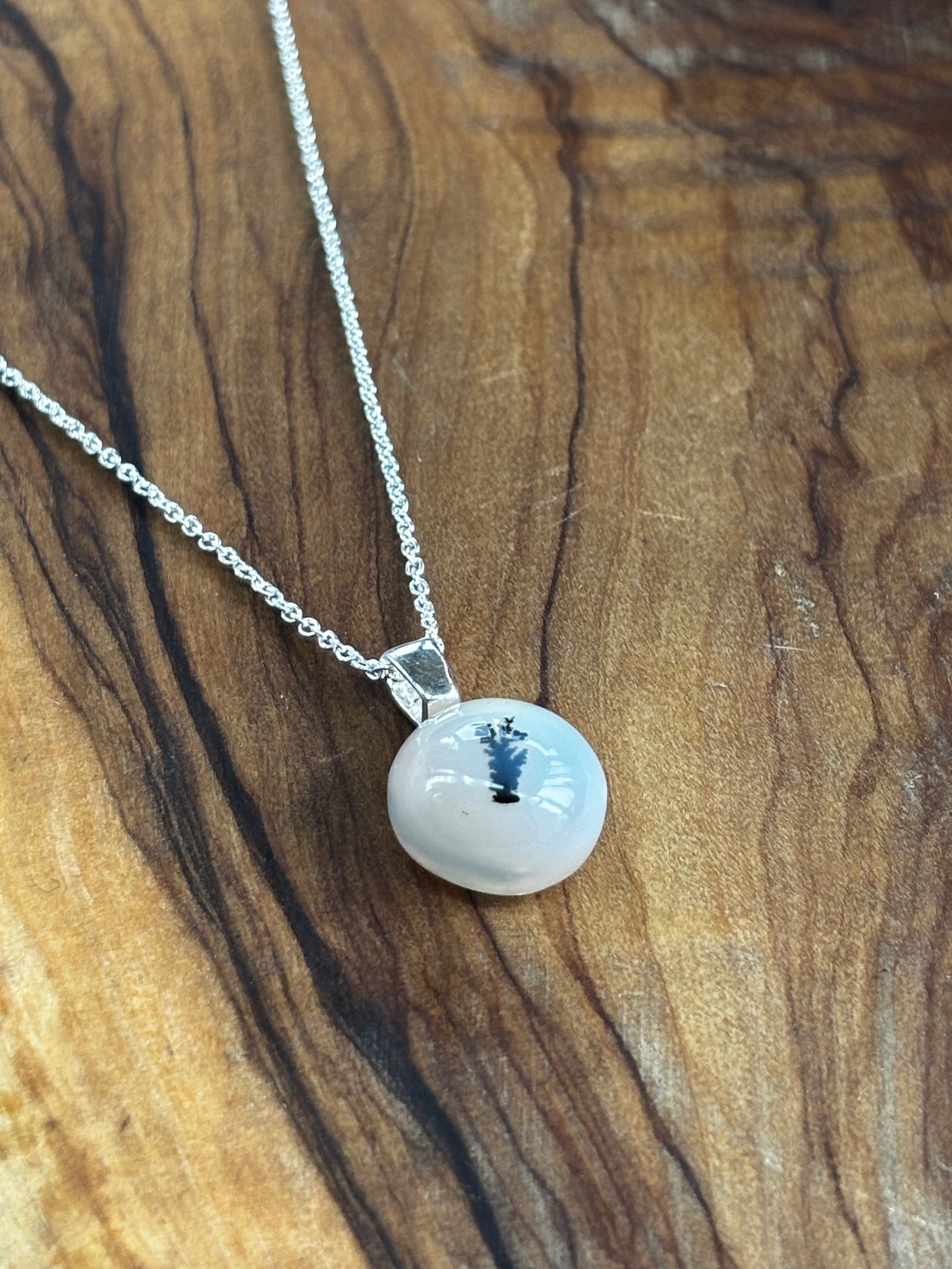Small Dendritic Agate Necklace
