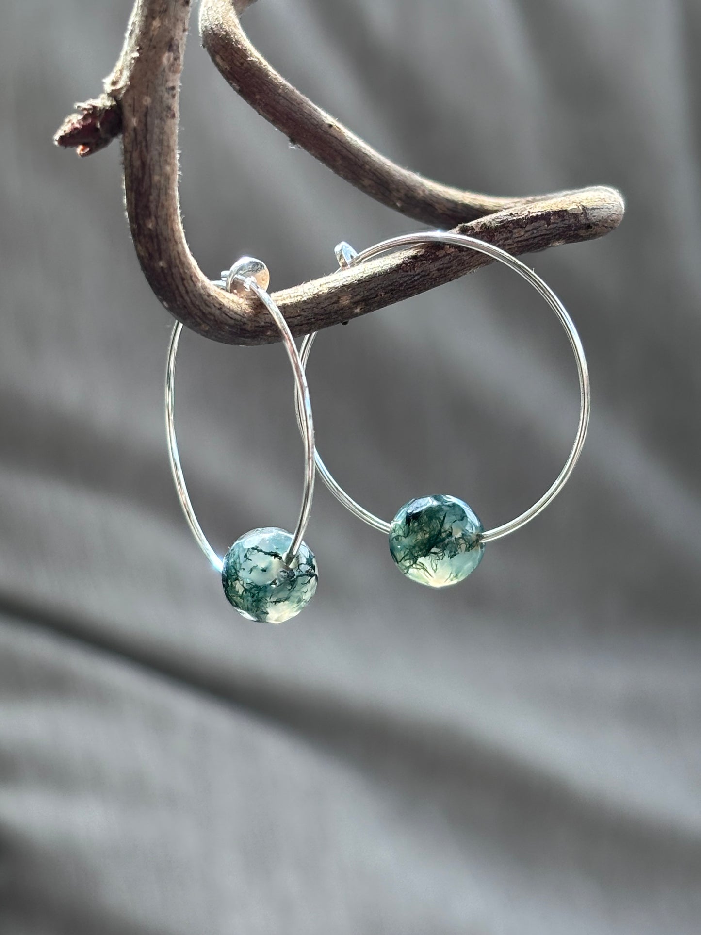 Sterling Silver Hoops