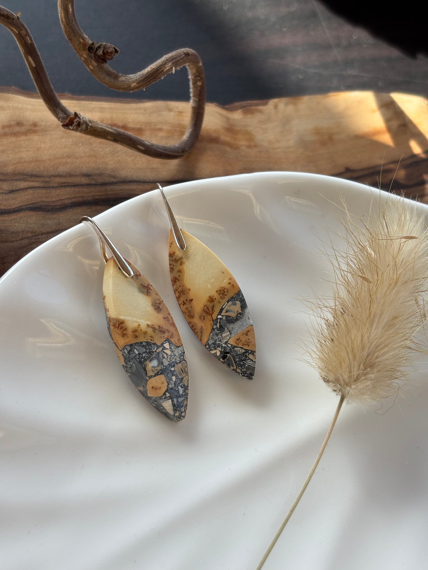 Maligano Jasper Dangle Earrings