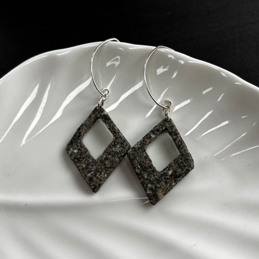 Vancouver Island Sand Diamond Earrings