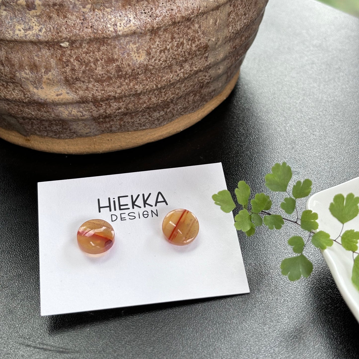 Carnelian Studs