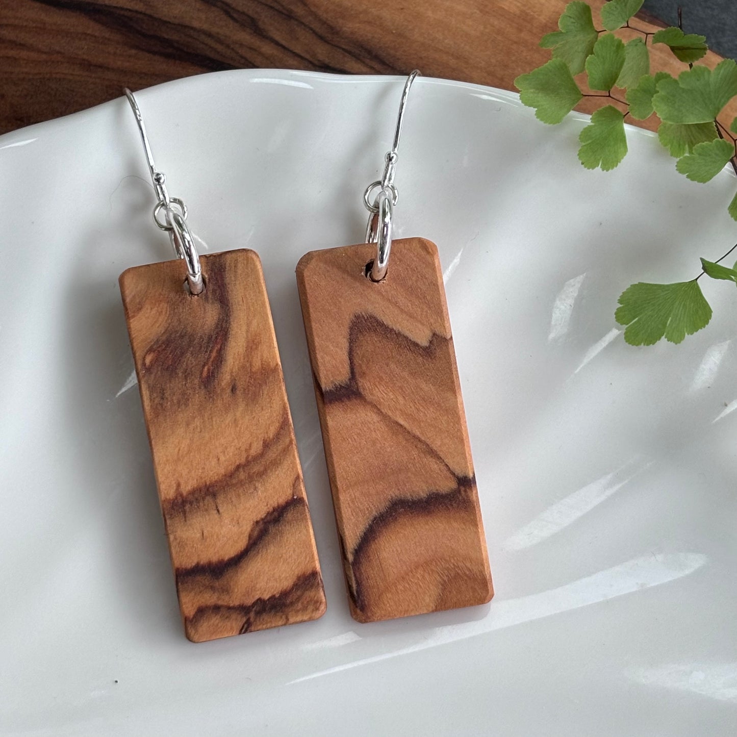 Olive Wood Earrings
