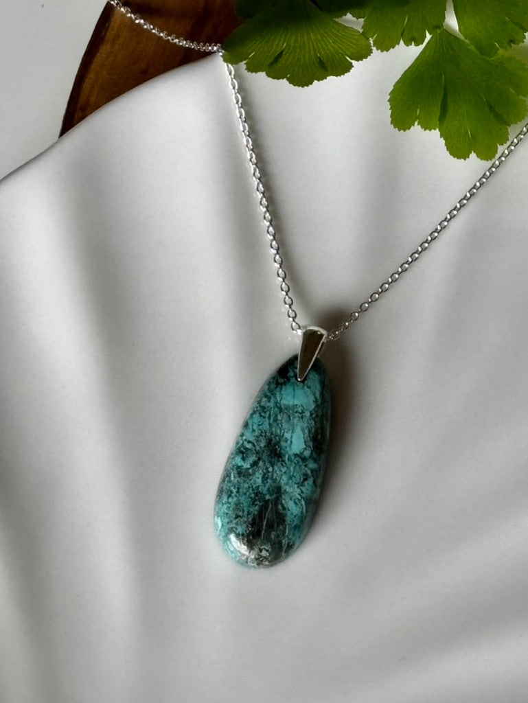Chrysocolla Pendant Necklace