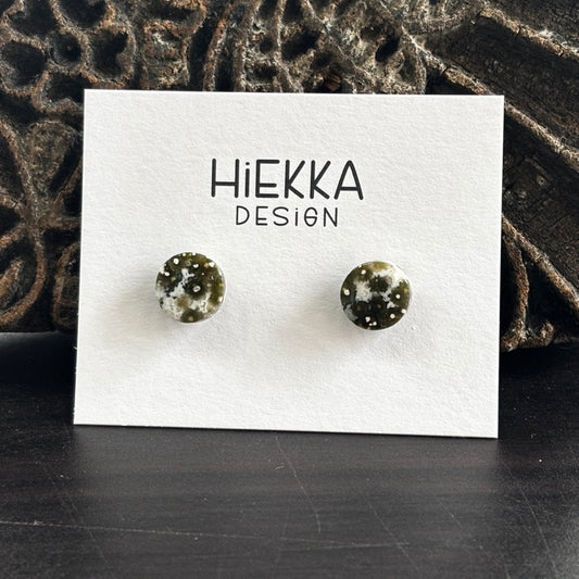 Ocean Jasper Round Studs