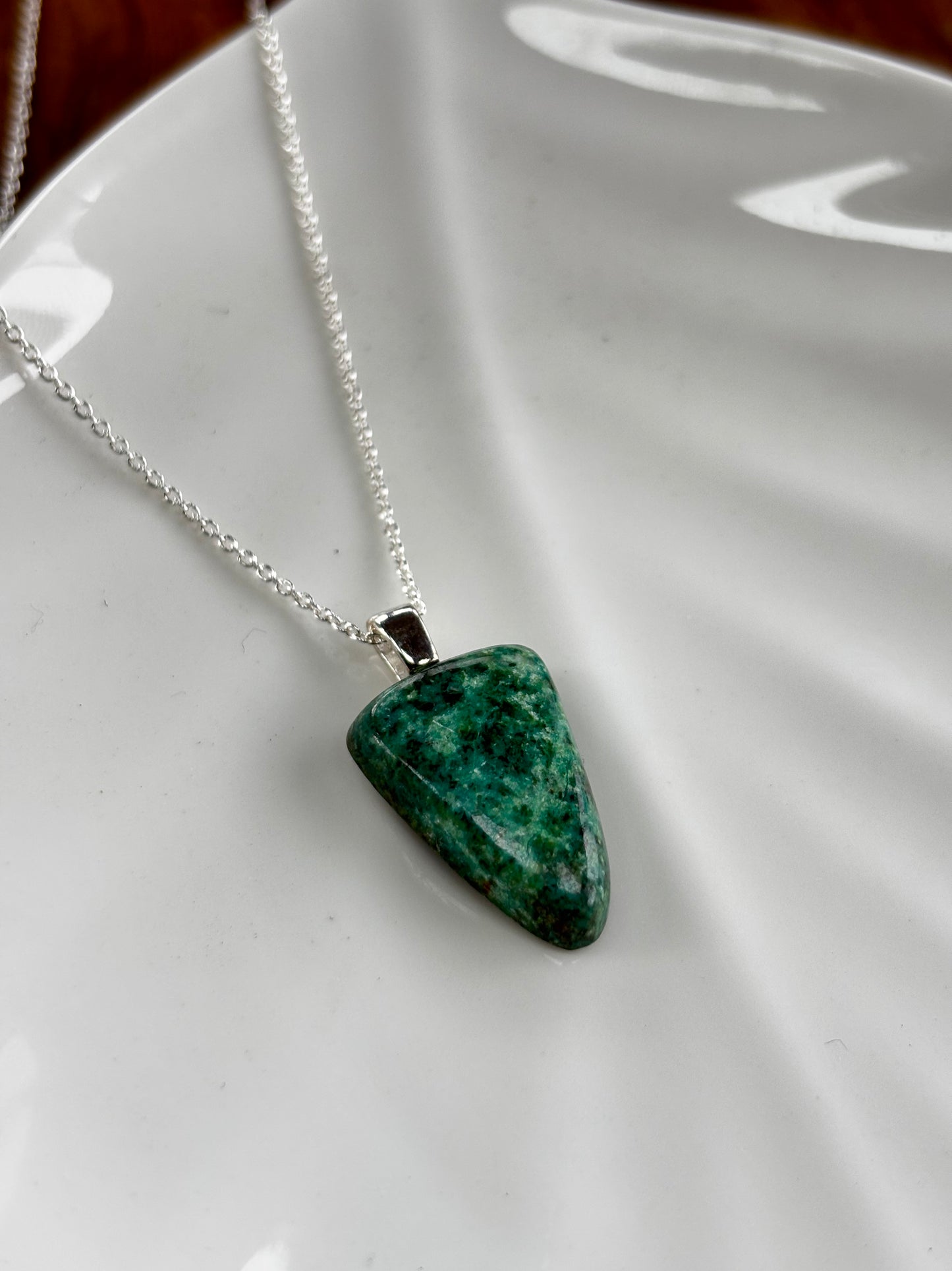 Chrysocolla Pendant Necklace