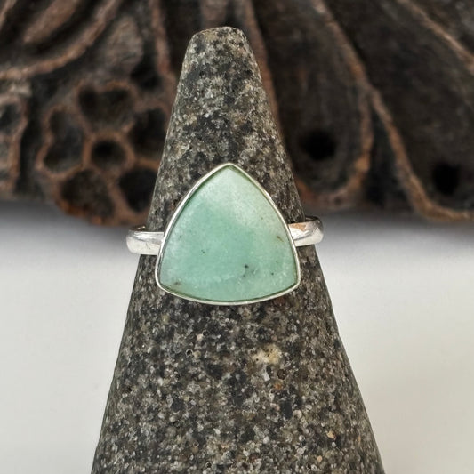 Chrysoprase Ring Size 8.5