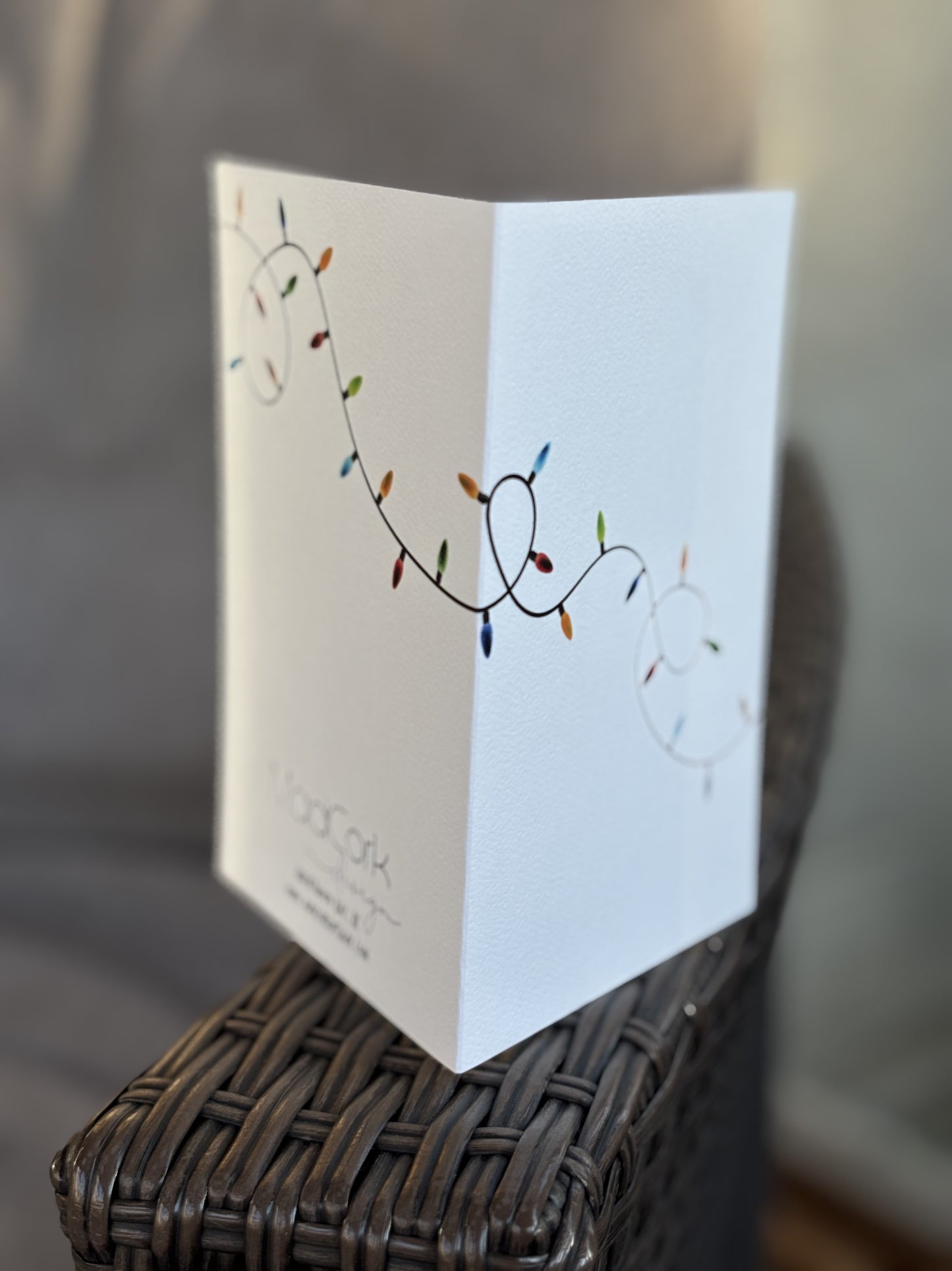 Christmas Lights Greeting Card