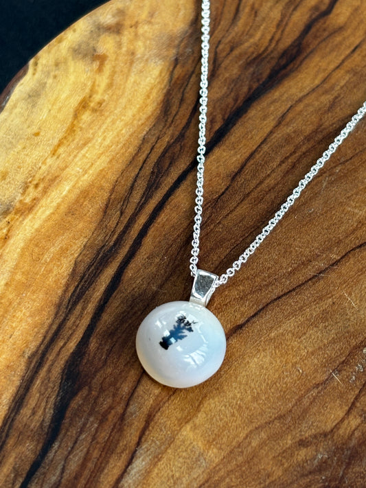 Small Dendritic Agate Necklace