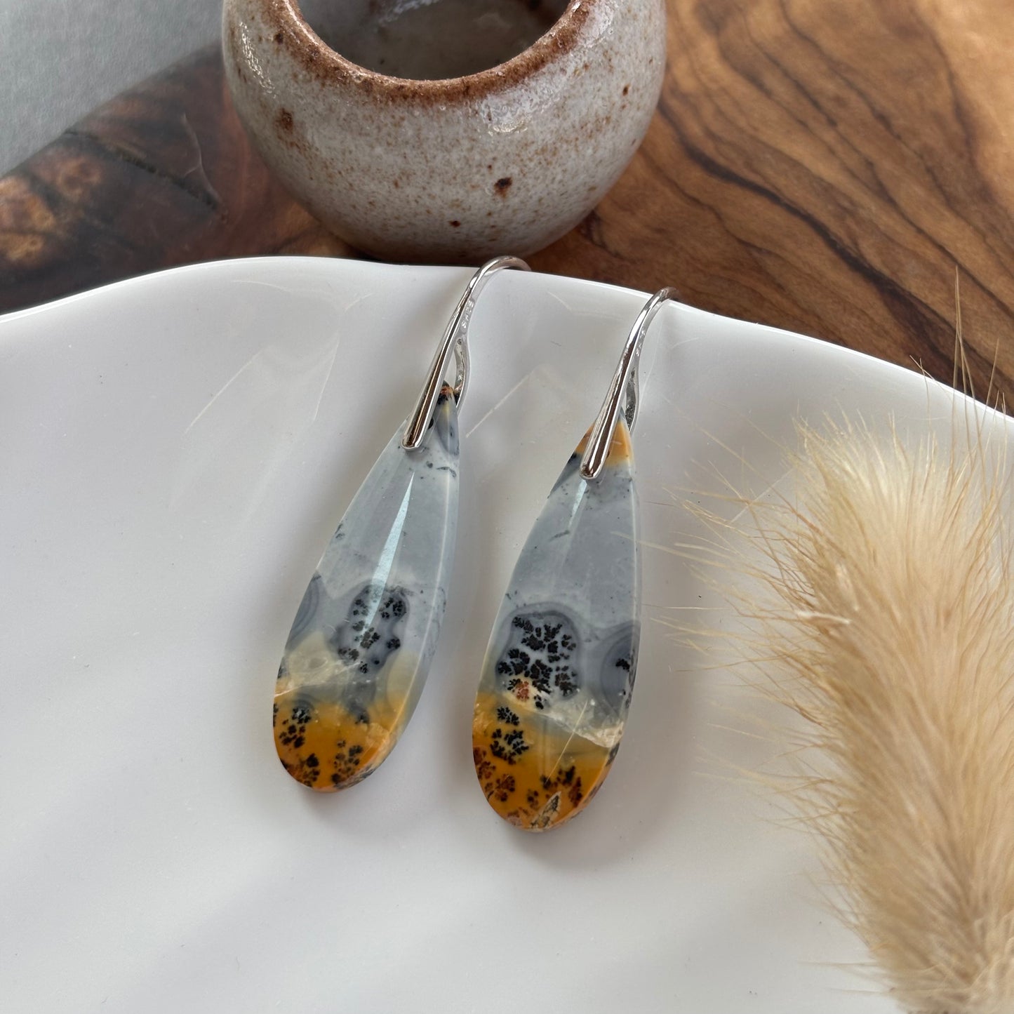 Maligano Jasper Dangle Earrings