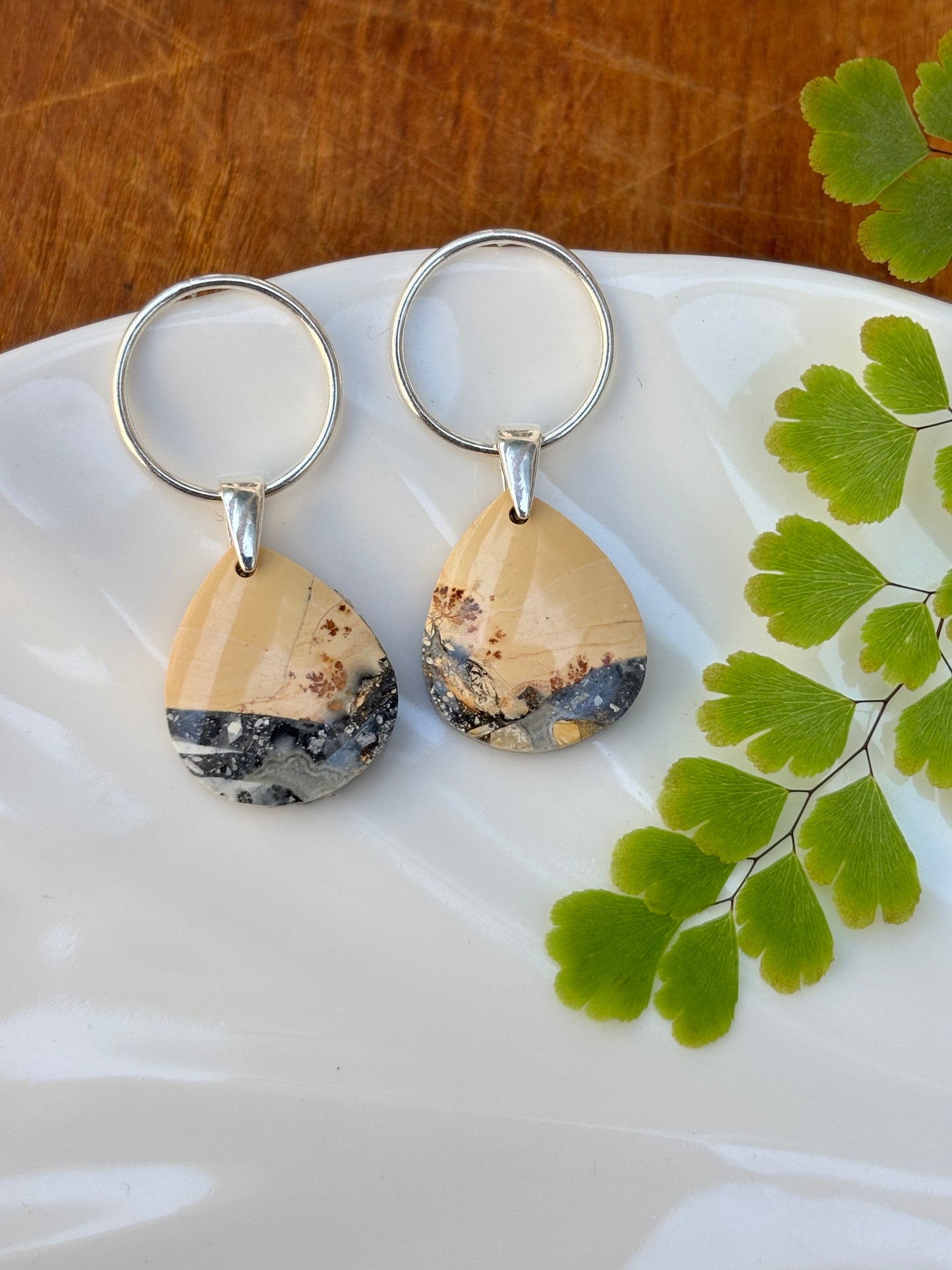 Maligano Jasper Circle Studs
