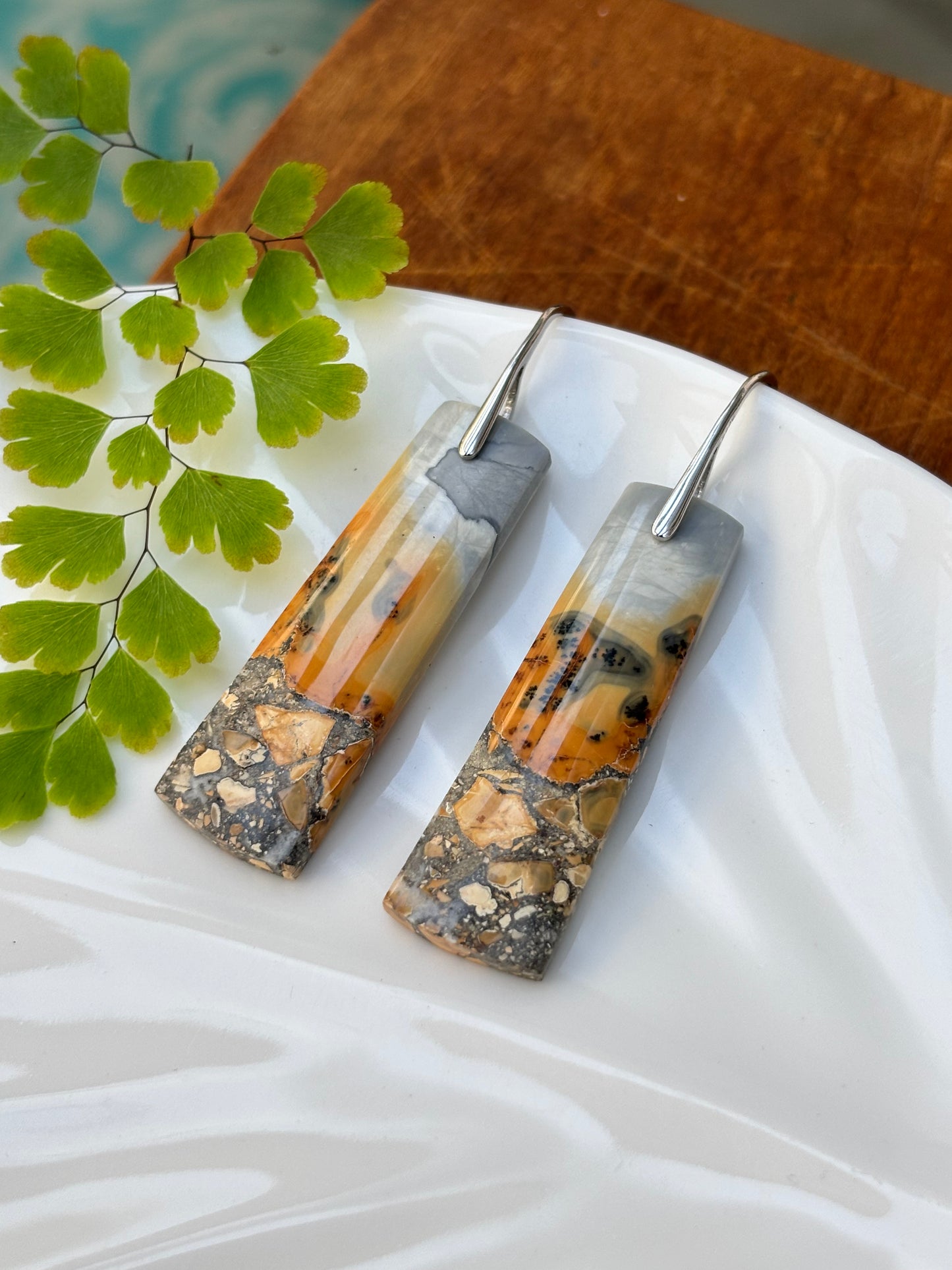 Maligano Jasper Dangle Earrings