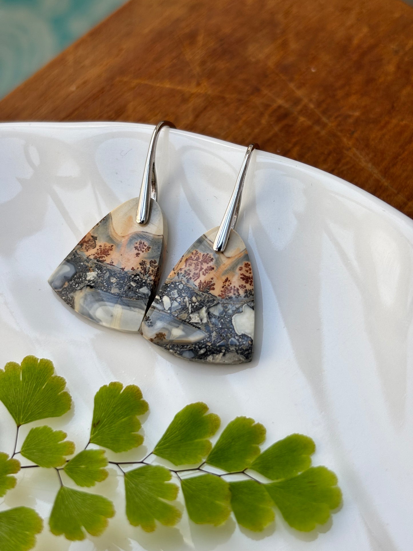 Maligano Jasper Bell Earrings