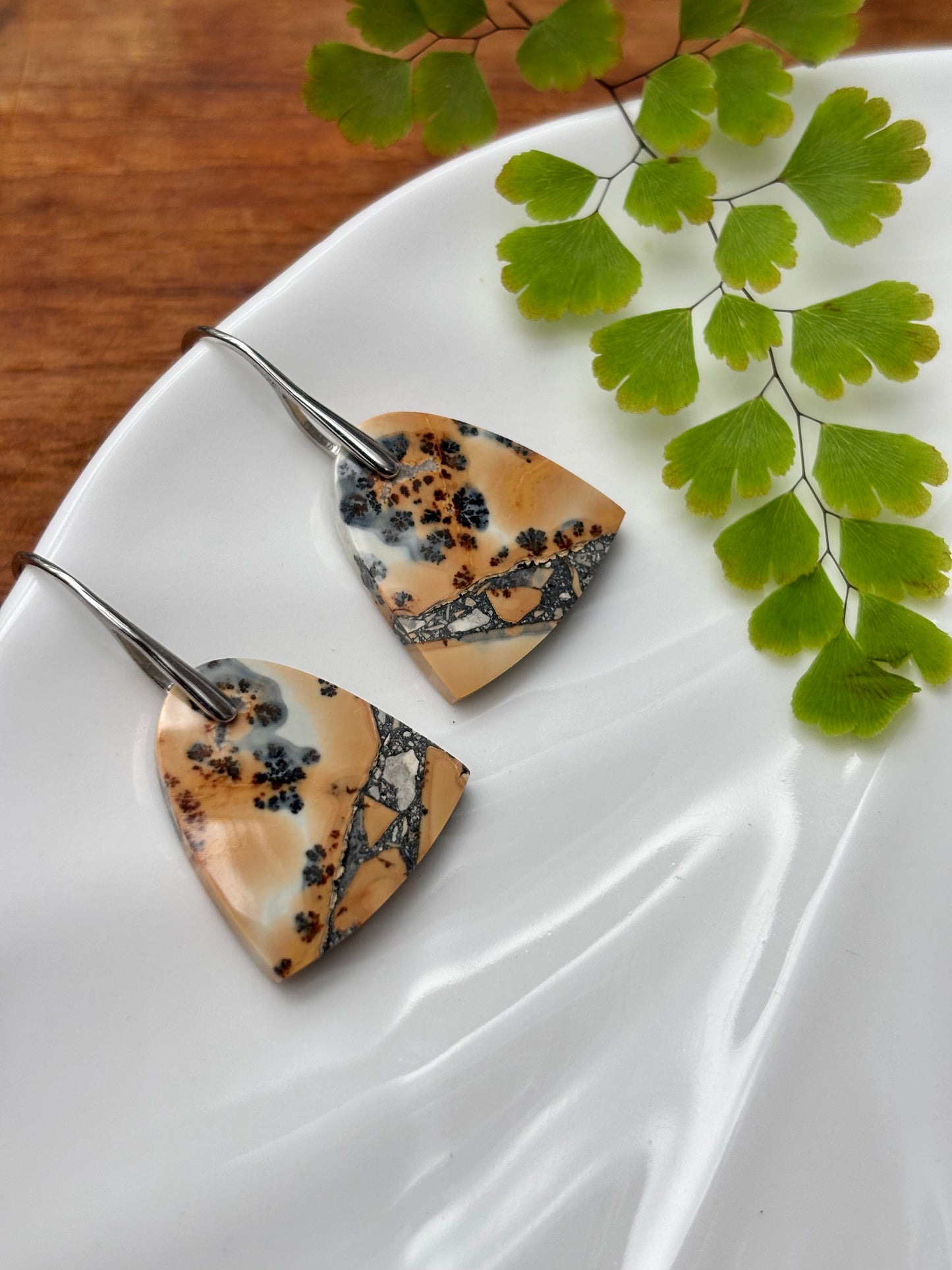 Maligano Jasper Bell Earrings
