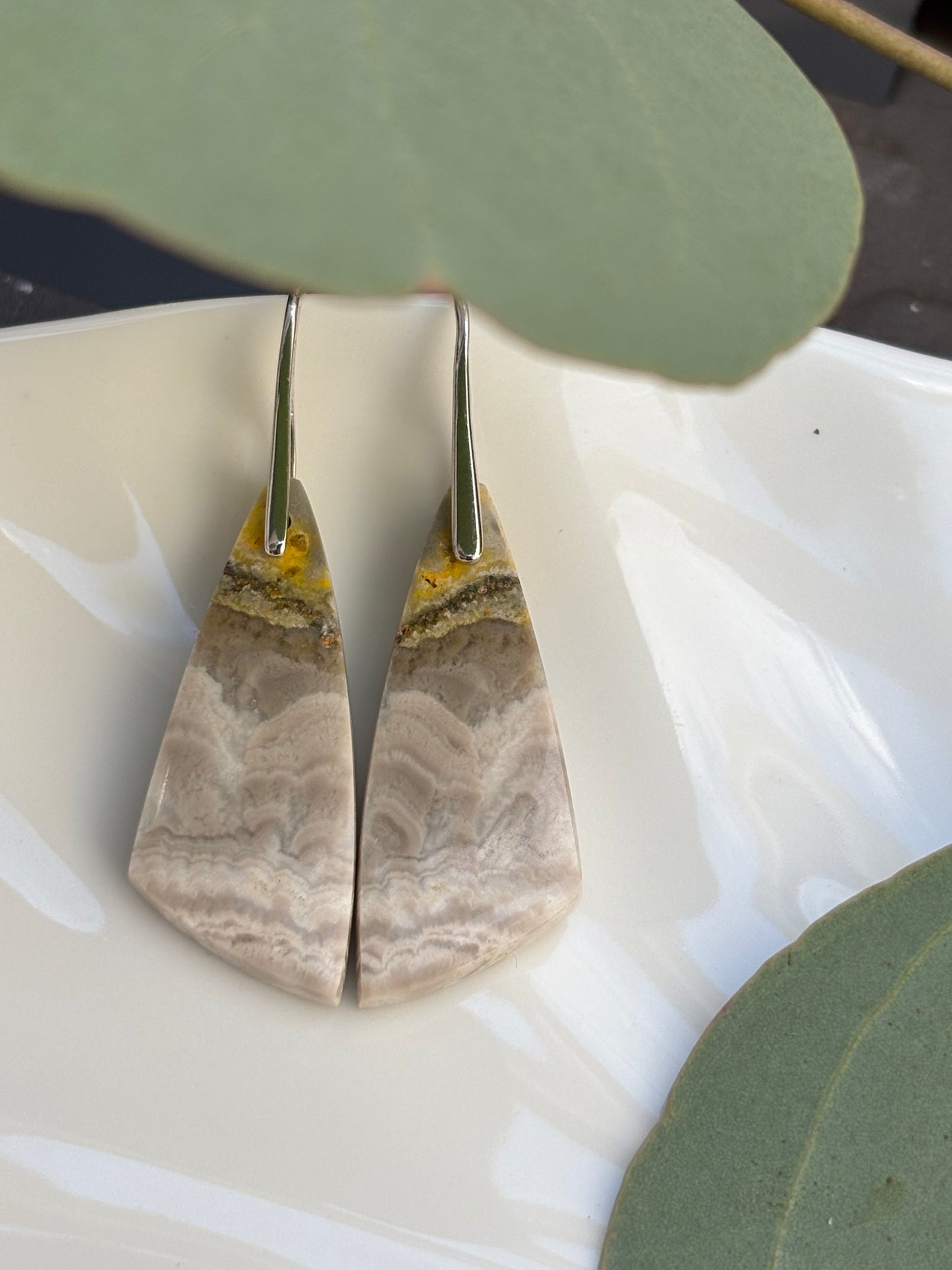River Jasper Dangle Earrings